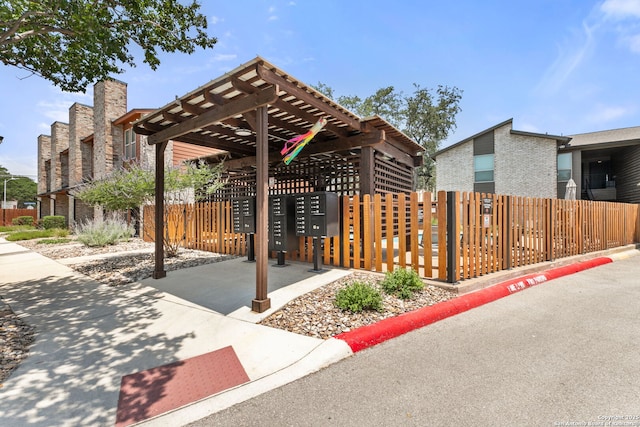 2718 Old Field Dr Unit 101, San Antonio, TX 78247 - view of community with mail area and a pergola