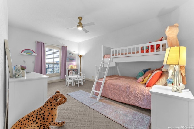 1015 Campanile, San Antonio, TX 78258 - bedroom with carpet flooring and ceiling fan