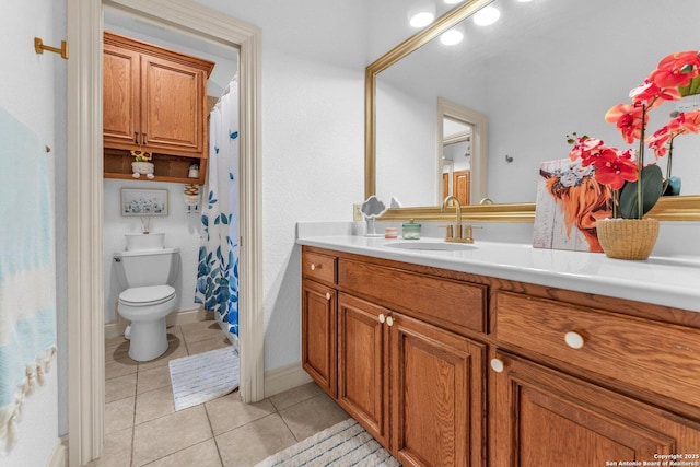 1015 Campanile, San Antonio, TX 78258 - full bath with tile patterned flooring, toilet, and vanity