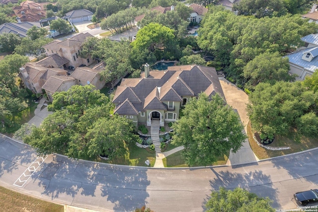 1015 Campanile, San Antonio, TX 78258 - aerial view of property and surrounding area featuring nearby suburban area