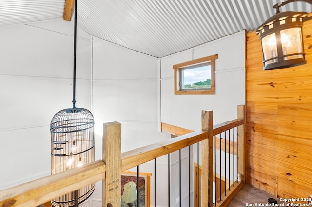 231 Doris Dr, Kerrville, TX 78028 - hall featuring an upstairs landing