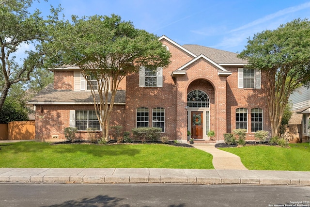 18719 Needle Rock, San Antonio, TX 78258 - traditional home featuring brick siding and a shingled roof