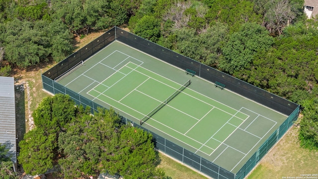18719 Needle Rock, San Antonio, TX 78258 - bird's eye view of a heavily wooded area