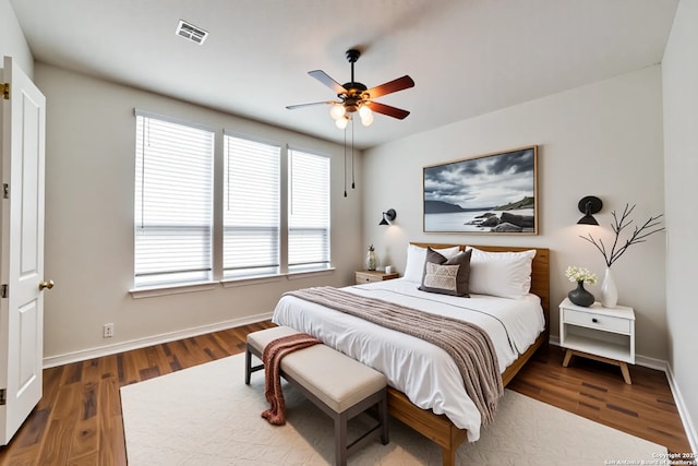 12406 Prince Solms, San Antonio, TX 78253 - bedroom featuring wood finished floors, baseboards, and ceiling fan