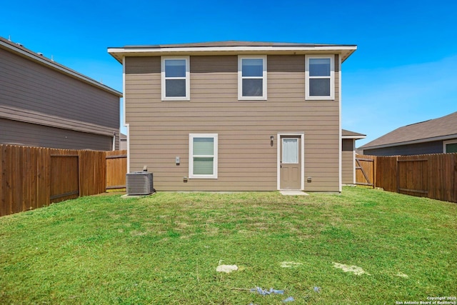 11042 Eyelet Hbr, Converse, TX 78109 - back of property featuring central air condition unit