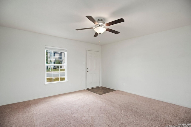 11042 Eyelet Hbr, Converse, TX 78109 - empty room featuring carpet flooring, ceiling fan, and baseboards