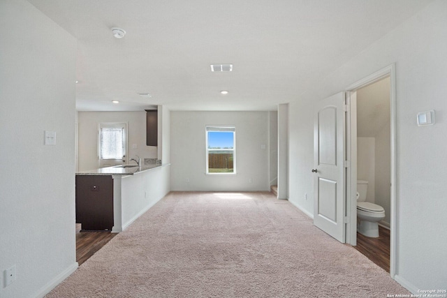 11042 Eyelet Hbr, Converse, TX 78109 - unfurnished living room with carpet flooring and baseboards