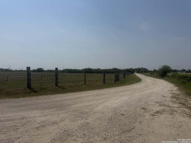 7084 Richter, Elmendorf, TX 78112 - view of dirt / gravel road with a view of countryside