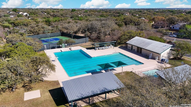 1946 Encino Belle, San Antonio, TX 78259 - community pool featuring a patio and a forest view