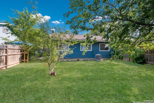 6723 Hickory Springs Dr, San Antonio, TX 78249 - view of yard featuring central air condition unit