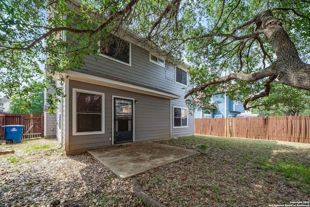 20519 View Mdw, San Antonio, TX 78258 - rear view of house featuring a fenced backyard and a patio area