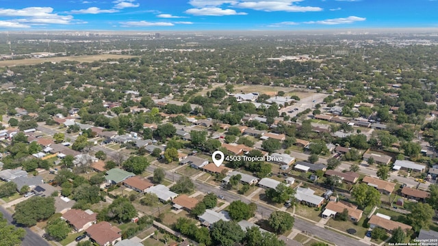 4503 Tropical, San Antonio, TX 78218 - aerial view of property and surrounding area