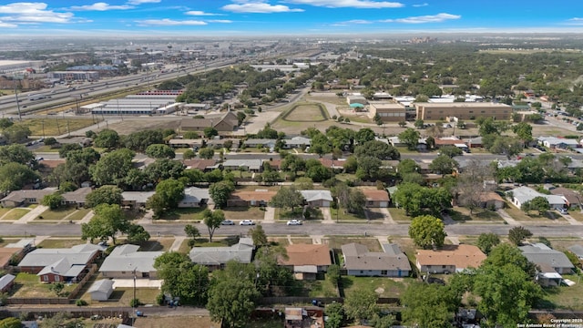 4503 Tropical, San Antonio, TX 78218 - aerial view of property and surrounding area with nearby suburban area