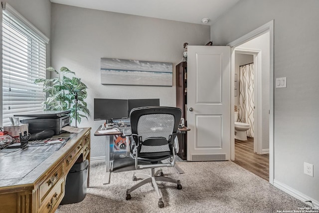 8922 Trail Dust, San Antonio, TX 78254 - home office with baseboards and carpet floors