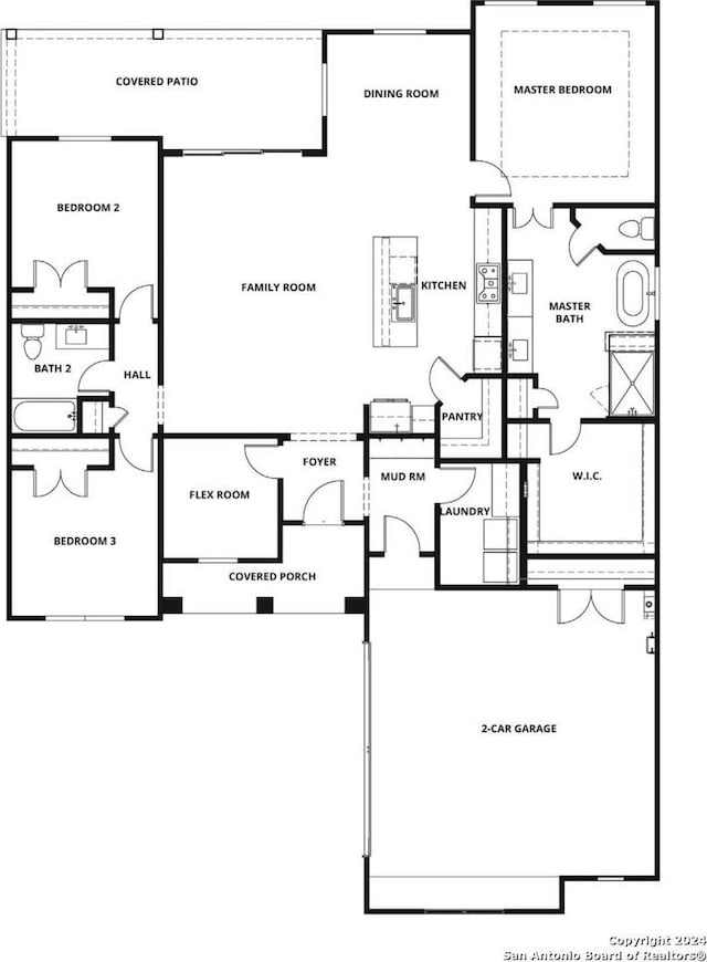 204 Azalea Aly, Castroville, TX 78009 - property floor plan