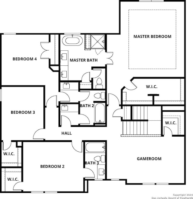 174 Azalea Aly, Castroville, TX 78009 - room layout