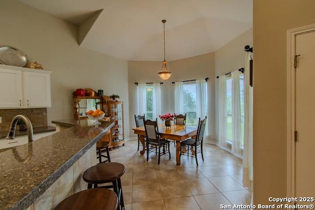 228 Long Crk, New Braunfels, TX 78130 - dining space featuring light tile patterned floors