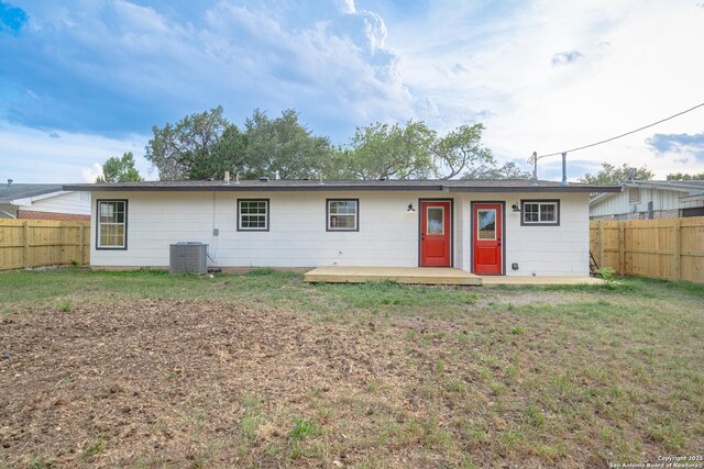 206 Scott, Universal City, TX 78148 - back of house with central AC