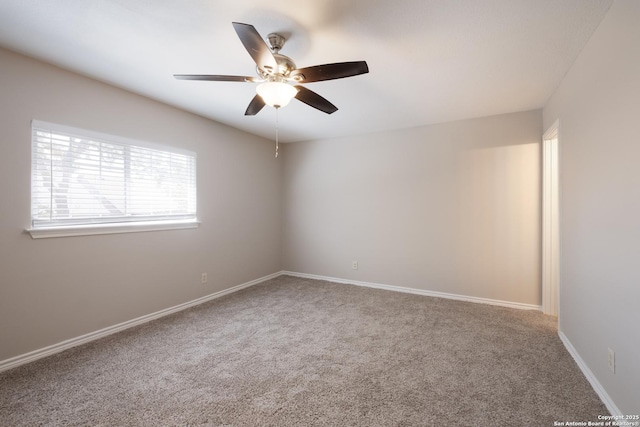 8314 Morning Grv, Converse, TX 78109 - empty room with ceiling fan, carpet flooring, and baseboards