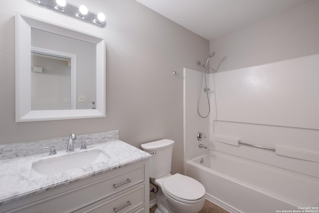 8314 Morning Grv, Converse, TX 78109 - bathroom featuring bathtub / shower combination, vanity, and toilet