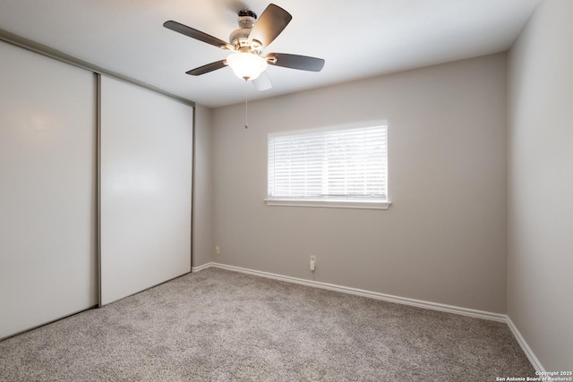 8314 Morning Grv, Converse, TX 78109 - empty room with carpet, ceiling fan, and baseboards