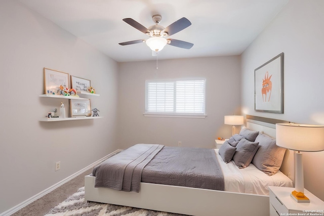 8314 Morning Grv, Converse, TX 78109 - bedroom featuring carpet, baseboards, and a ceiling fan