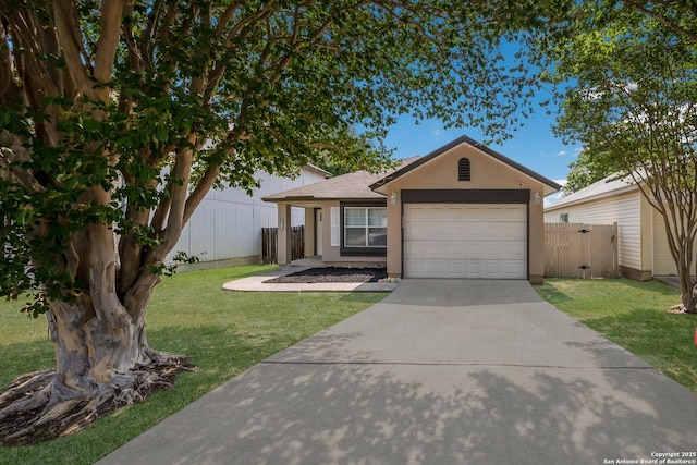 8314 Morning Grv, Converse, TX 78109 - ranch-style home featuring driveway, a garage, and stucco siding