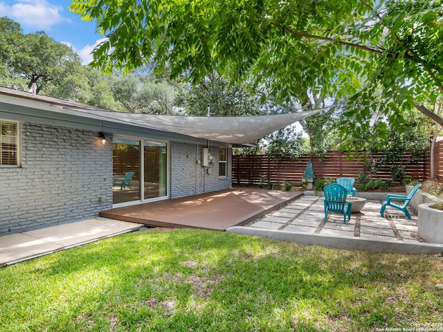 602 Northridge, San Antonio, TX 78209 - view of patio with a deck