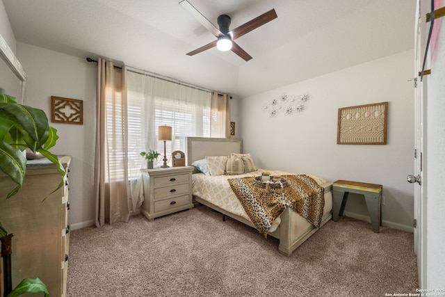 948 Black Horse Way, San Antonio, TX 78260 - carpeted bedroom with baseboards and ceiling fan