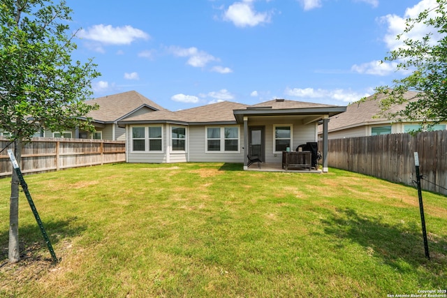 948 Black Horse Way, San Antonio, TX 78260 - rear view of property featuring a patio area and roof with shingles