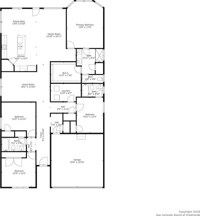 948 Black Horse Way, San Antonio, TX 78260 - property floor plan