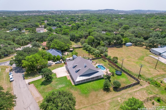 8718 Paseo Oaks, San Antonio, TX 78255 - drone / aerial view of a heavily wooded area