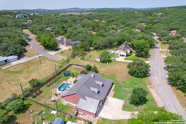8718 Paseo Oaks, San Antonio, TX 78255 - drone / aerial view of a forest