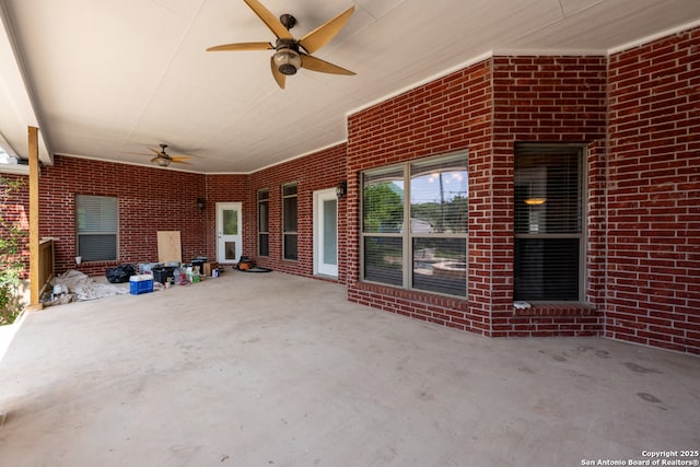8718 Paseo Oaks, San Antonio, TX 78255 - view of patio with ceiling fan