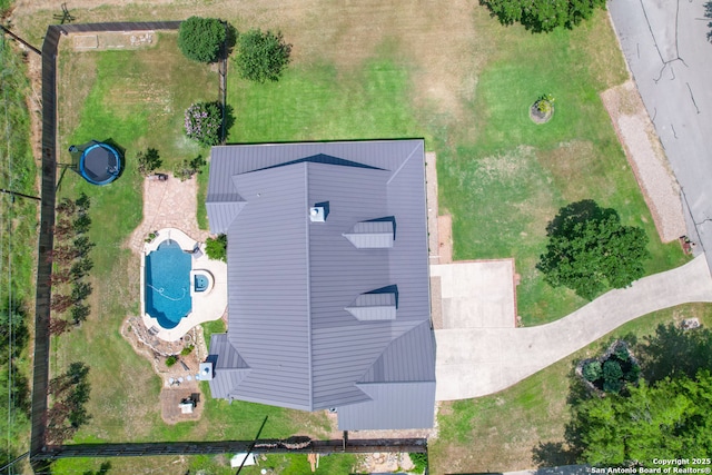 8718 Paseo Oaks, San Antonio, TX 78255 - view from above of property featuring a pool area