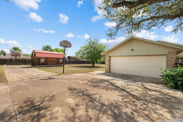 1312 Acorn, Hondo, TX 78861 - garage with concrete driveway