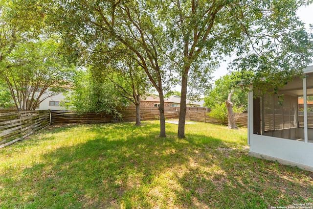 8134 Cheryl Mdw, Converse, TX 78109 - view of yard with a sunroom