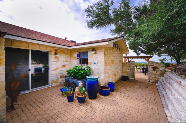 1231 Montell, Wimberley, TX 78676 - view of patio