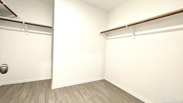 4211 Cove, San Antonio, TX 78223 - spacious closet featuring wood finished floors