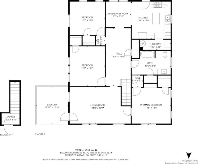 436 W Gramercy Pl, San Antonio, TX 78212 - home floor plan