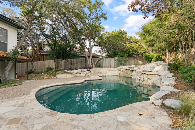 6806 Arrow, San Antonio, TX 78256 - view of swimming pool with a fenced backyard