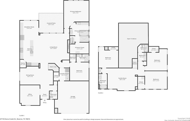 27118 Dana Creek Dr, Boerne, TX 78015 - floor plan / room layout