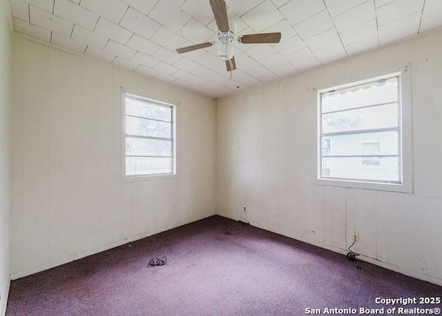 36 County Road 346c, Shiner, TX 77984 - carpeted spare room featuring ceiling fan