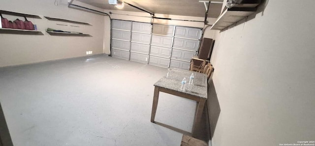 6115 Calderwood St, San Antonio, TX 78249 - garage featuring a garage door opener