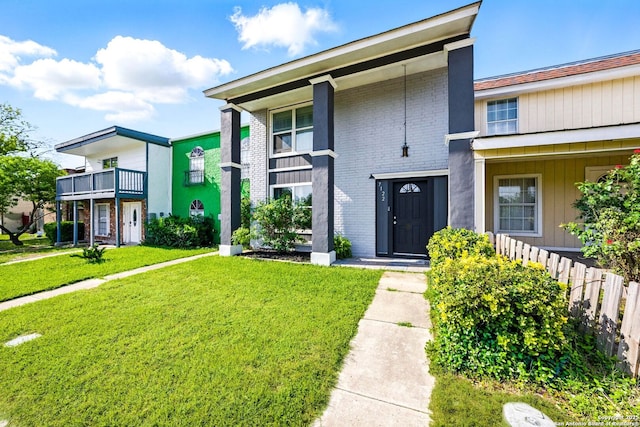 7122 Brecon, San Antonio, TX 78239 - multi unit property with a front lawn and brick siding