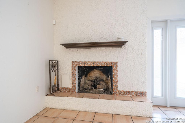 3922 Barrington Unit 0, San Antonio, TX 78217 - detailed view of a tiled fireplace