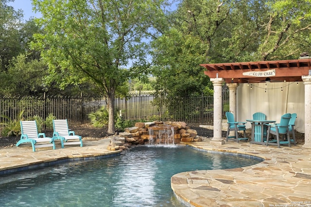 7414 Hovingham, San Antonio, TX 78257 - view of pool featuring a patio