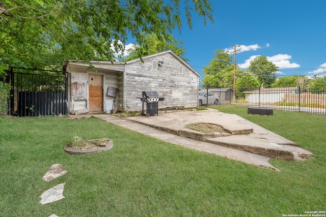 1019 Chicago Blvd, San Antonio, TX 78210 - view of yard