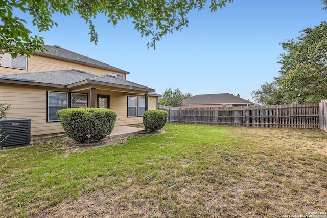 3803 Ponderosa Bnd, San Antonio, TX 78261 - view of yard featuring central air condition unit