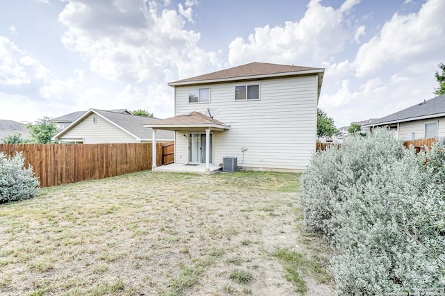 3634 Lazy Clover, San Antonio, TX 78261 - back of property featuring cooling unit and a patio area